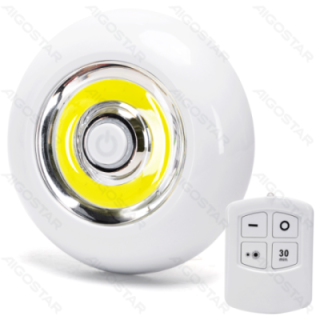 Night light 6500K with remote control 3*AAA