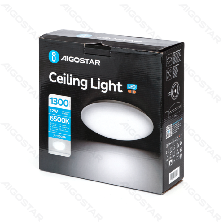 LED Ceiling Light 12W 6500K