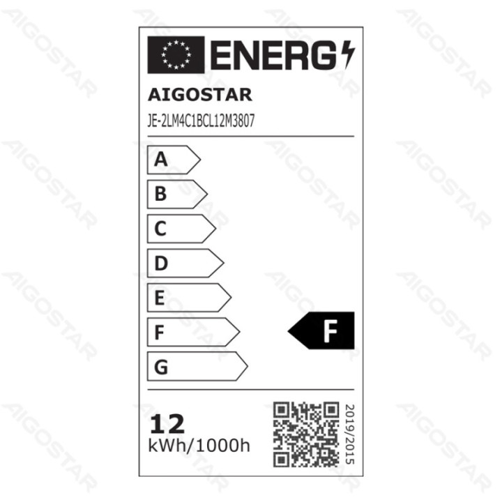 LED lubinis šviestuvas 12W 3000K