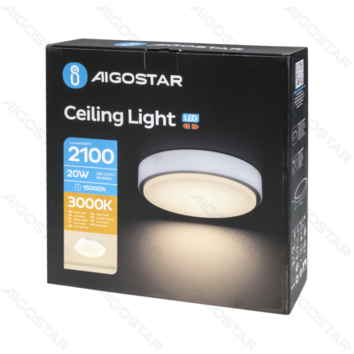 LED Ceiling Light 20W 3000K