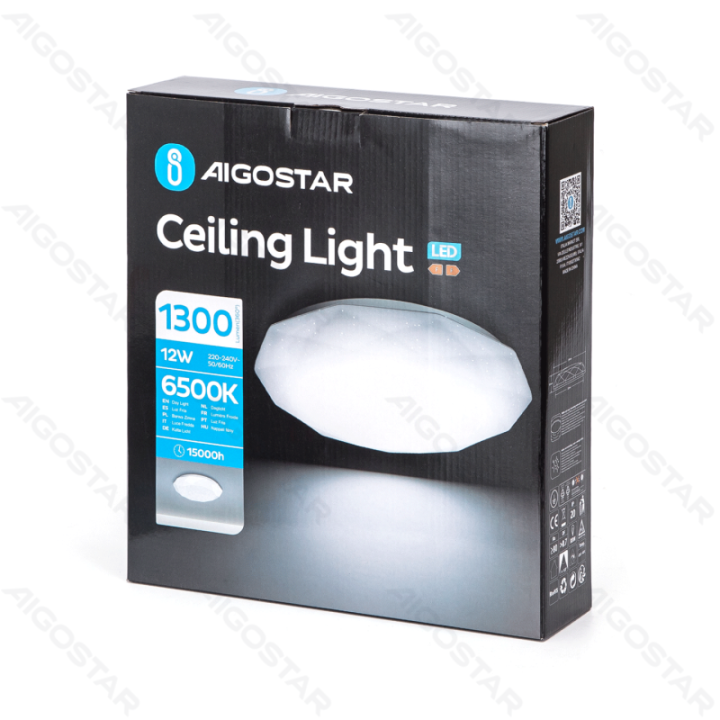 LED Ceiling Light 12W 6500K