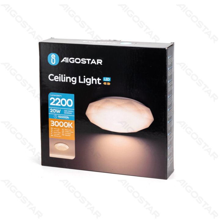 LED Lubinis šviestuvas 20W 3000K