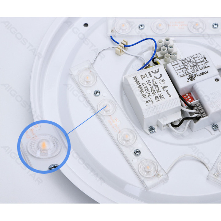 LED Ceiling Light with Sensor 12W 3000K
