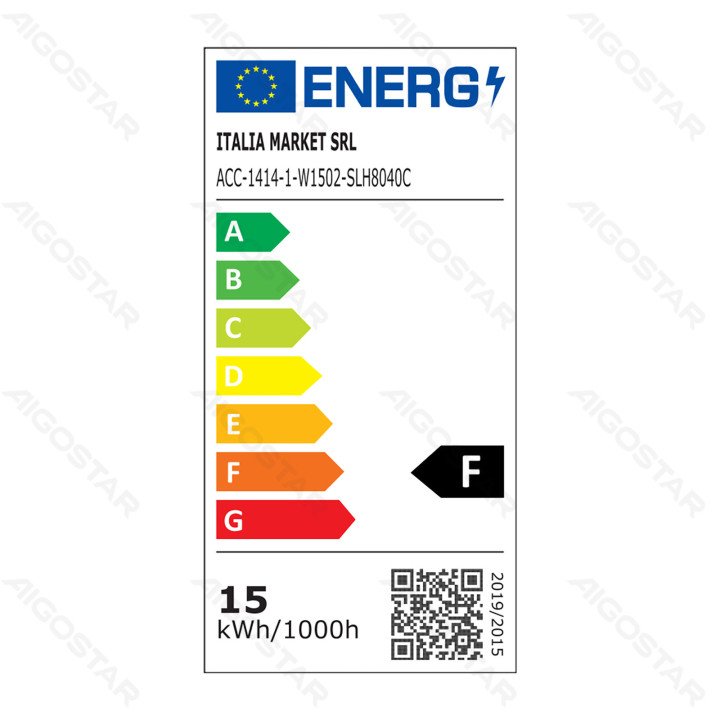 LED Bėginis šviestuvas, juodas, 15W