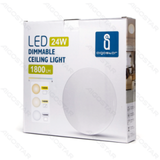 LED Reguliuojamas lubų šviestuvas 24W 4000K