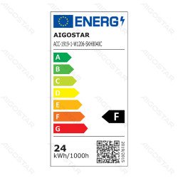 LED Bėginis šviestuvas, baltas, 24W