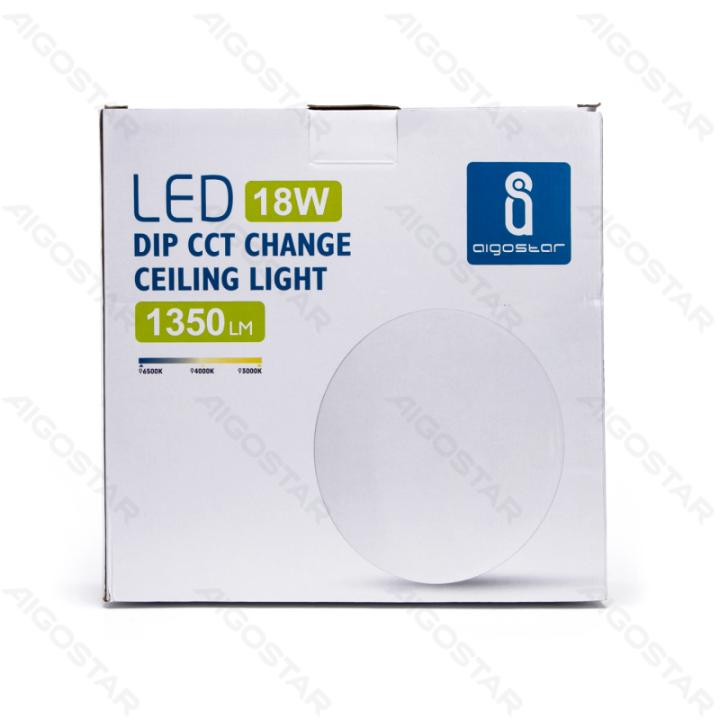 LED CCT Ceiling Light 18W 3000K-6500K