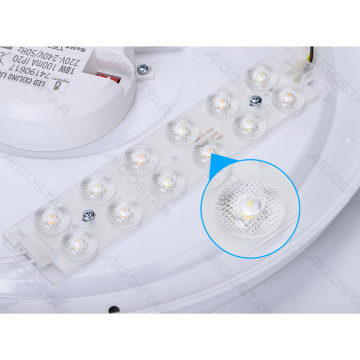 LED CCT Ceiling Light 18W 3000K-6500K