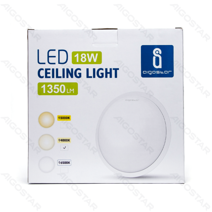 LED Lubinis šviestuvas 18W 4000K