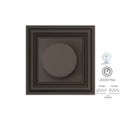 LED šviesos reguliatorius "Retro" ruda matinė, 5–200W
