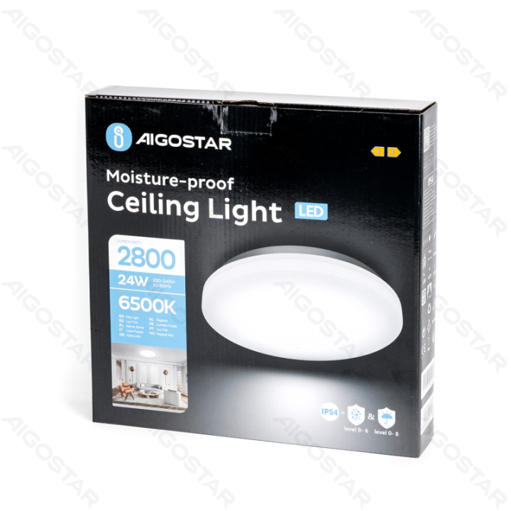LED Moisture-proof Ceiling Light 24W 6500K