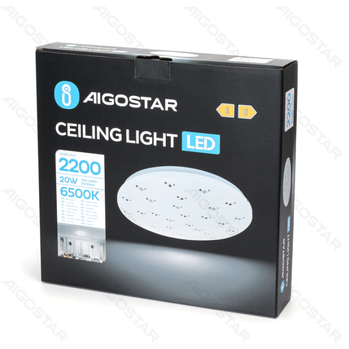 LED ceiling light 20W 2200lm 6500K
