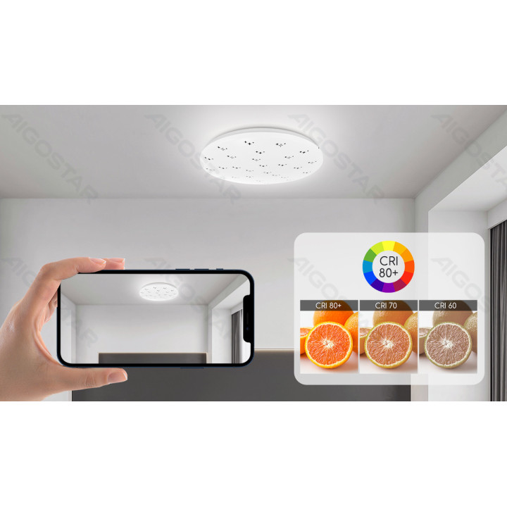 LED ceiling light 20W 2200lm 6500K