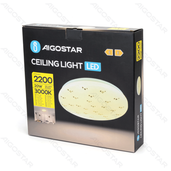 LED ceiling light 20W 2200lm 3000K