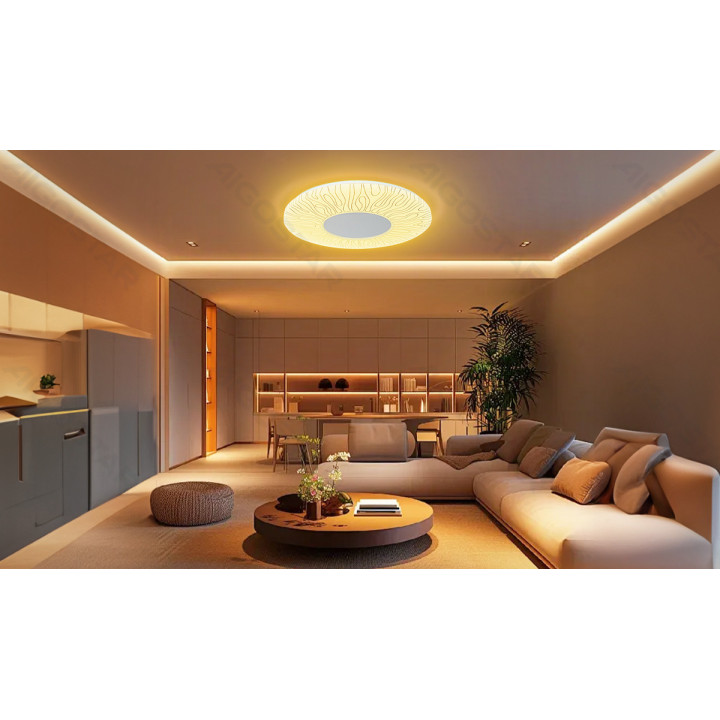 LED lubinis šviestuvas 12W 1300lm 3000K