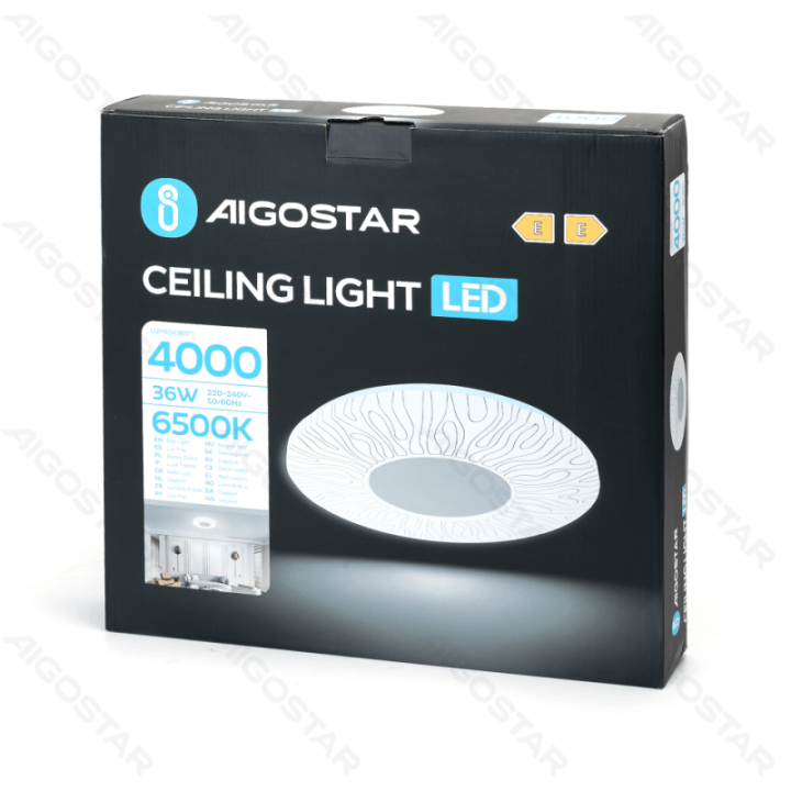 LED lubinis šviestuvas 36W 4000lm 6500K