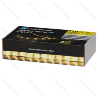 LED žemos įtampos juostinė šviesa su jutikliu 1m