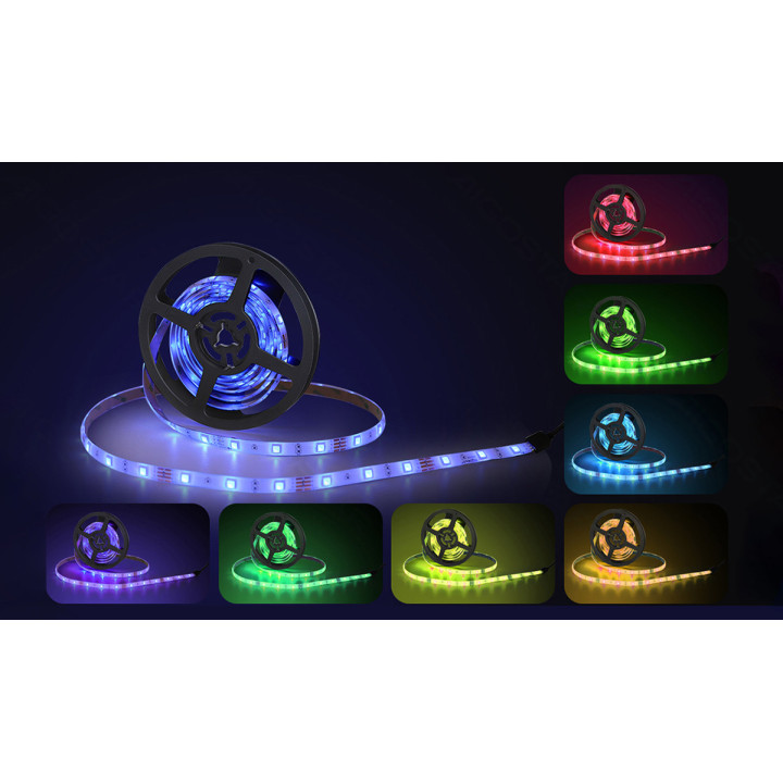 LED žemos įtampos juostinis šviestuvas 3m RGB