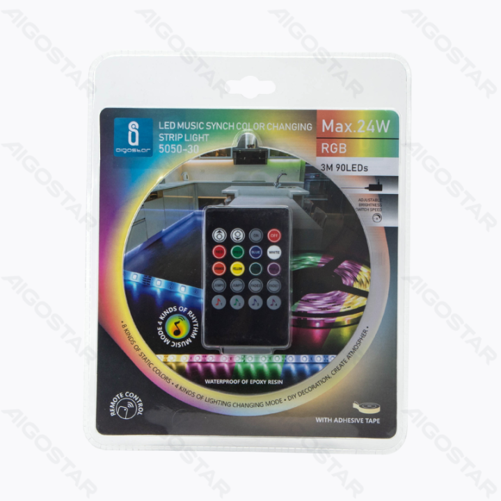 LED Low Voltage music Rhythm Strip Light 3m
