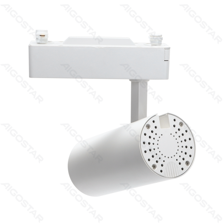 LED Trijų laidų bėginis šviestuvas baltas 15W