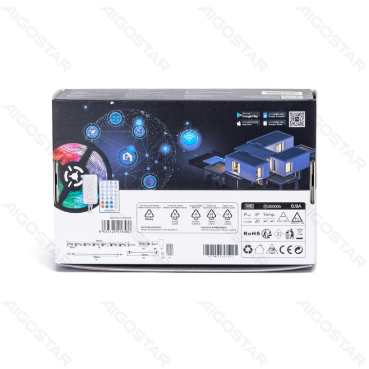 WiFi WB Smart Low Voltage Strip Light 4*0.5M