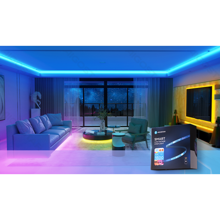 WiFi WB Smart Low Voltage Strip Light RGBW 1*5M
