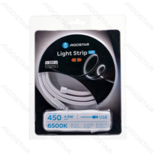 LED DIY žemos įtampos šviesos juosta 1m 6500k