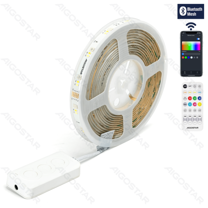 Bluetooth MESH smart LED strip light 24W 5m RGB+CCT