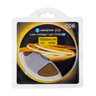 COB low voltage strip light,5m, 2700K