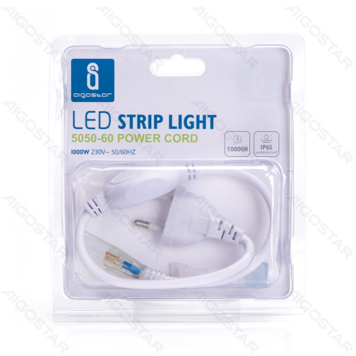 High-voltage Strip Light 5050-60-230V Power Cord