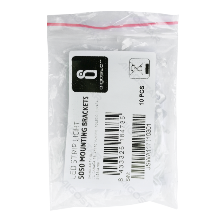 Aukštos įtampos juostinės šviesos 5050 montavimo laikiklis