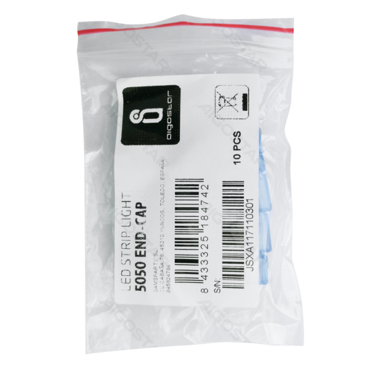 Aukštos įtampos juostinės šviesos 5050 galinis dangtelis