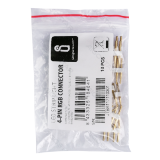 Aukštos įtampos LED juostelė RGB 4 kontaktų jungtis