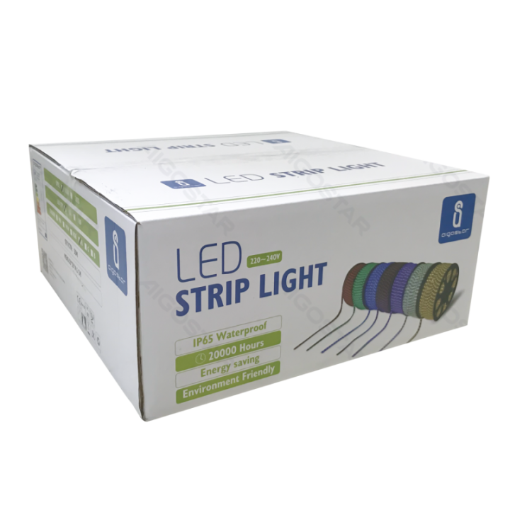 LED High-voltage Strip Light 5050-60 Red 50m 8mm