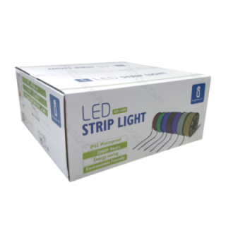 LED aukštos įtampos LED juostelė 5050-60 žalia 50m 8mm