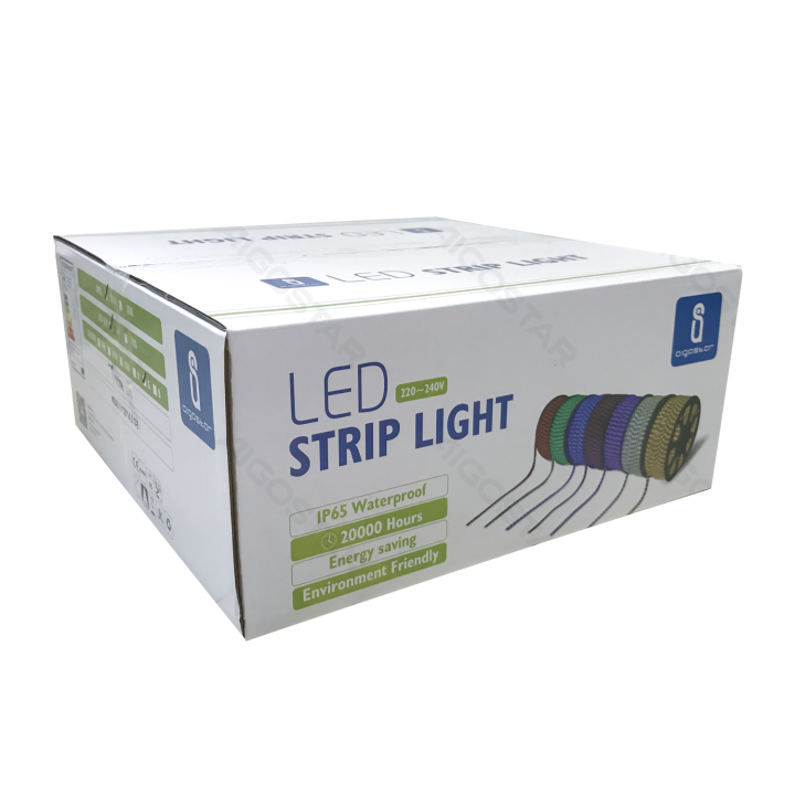 LED High-voltage Strip Light 5050-60 Green 50m 8mm