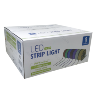 LED aukštos įtampos LED juostelė 5050-60 mėlyna 50m 8mm