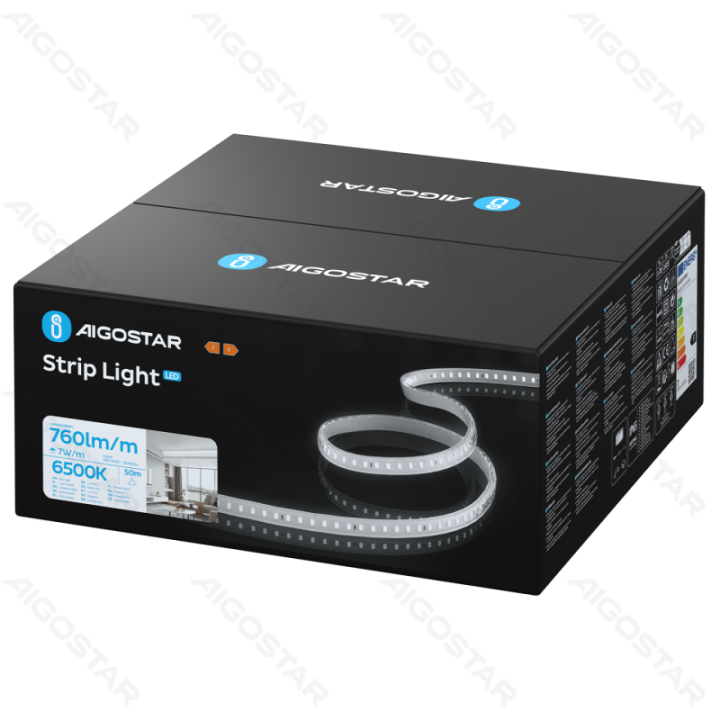 Integrated Circuit LED Strip Light 2835-120 White 50m 8mm