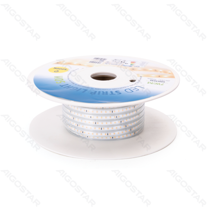 Integrated Circuit LED Strip Light 2835-120 Yellow 50m 8mm