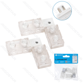 Integrated Circuit LED Strip Light 2835 L Connector 8mm