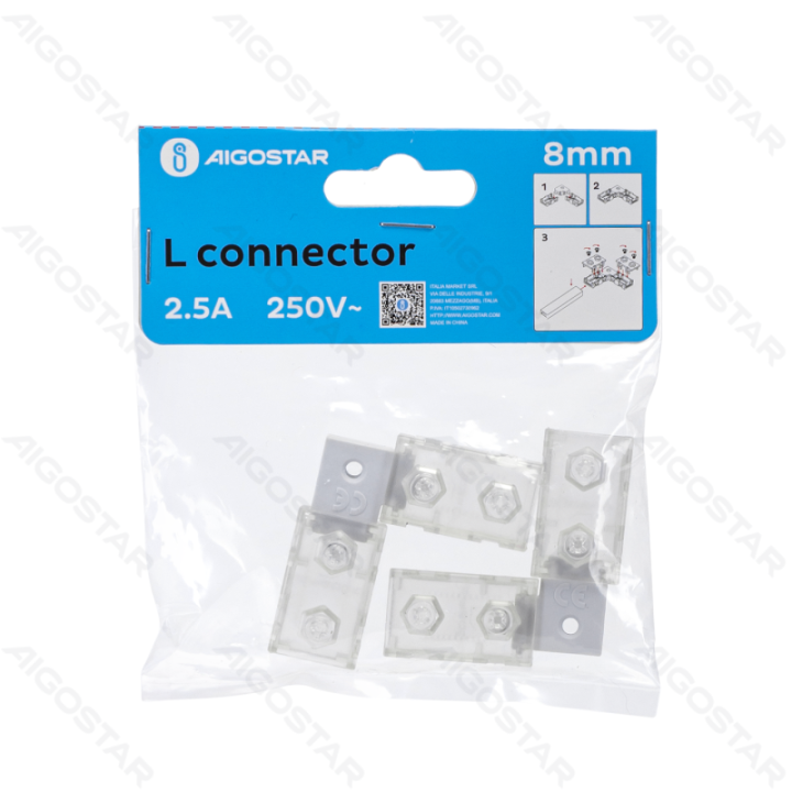 Integrated Circuit LED Strip Light 2835 L Connector 8mm