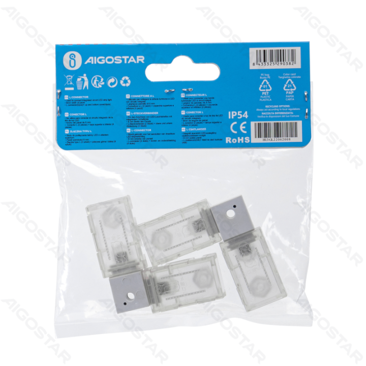 Integrated Circuit LED Strip Light 2835 L Connector 8mm