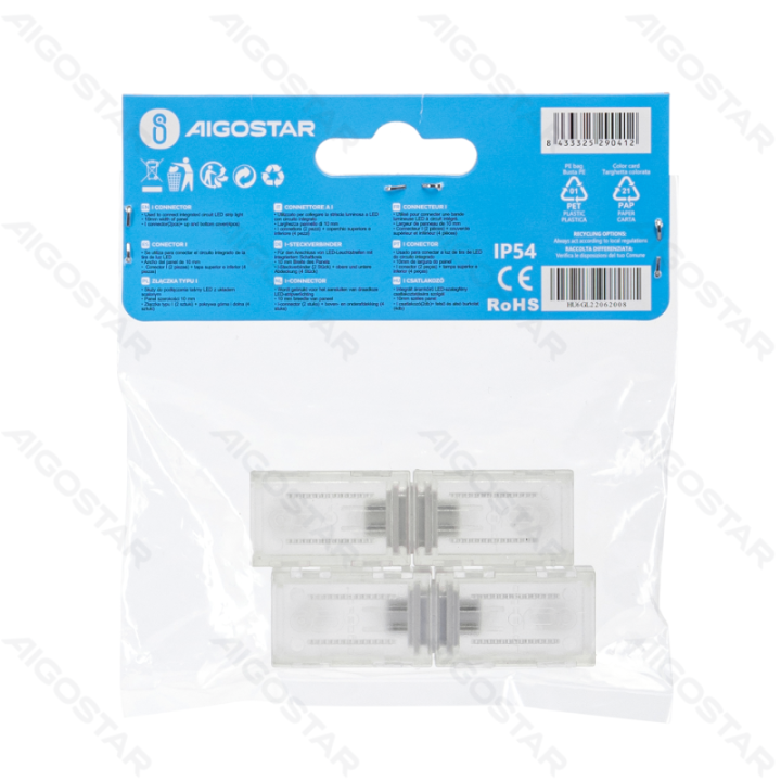 Integruota grandinė LED LED juostai 2835&5050 I jungtis 10mm