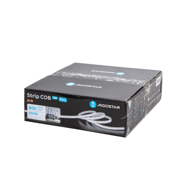 LED Integrated Circuit COB Strip Light 50m 8mm 6500K