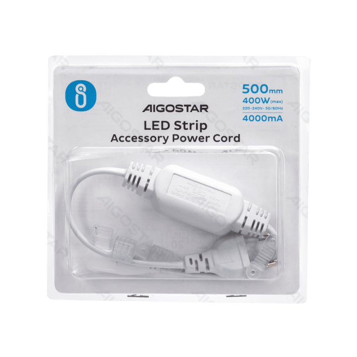 Aukštos įtampos integruotos grandinės COB juostinio apšvietimo maitinimo laidas 8mm