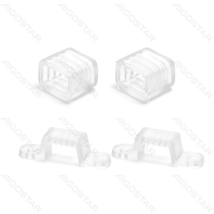 High-voltage Integrated Circuit COB Strip Light Fitting Power Cord 8mm