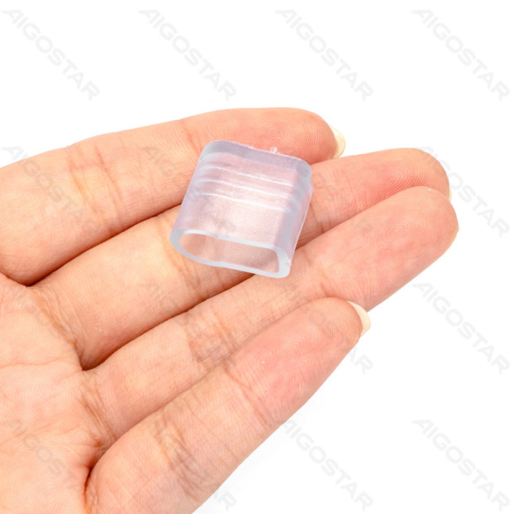 Aukštos įtampos 8*16 neoninės juostos užbaigimo dangtelių/tvirtinimo komplektas*10