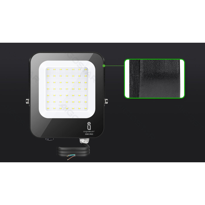 LED Prožektorius juodas 50W