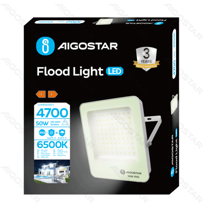 LED floodlight 50W 4700lm 6500K IP65