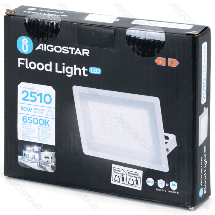 LED prožektorius 30W 6500K balta